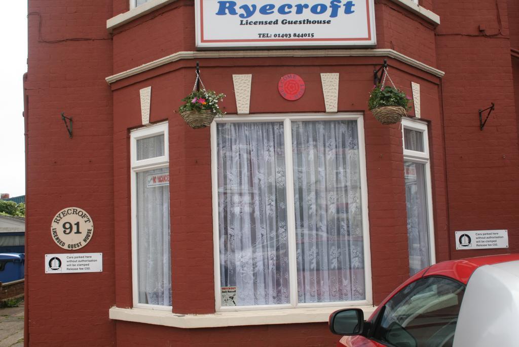 The Ryecroft Hotell Great Yarmouth Exteriör bild